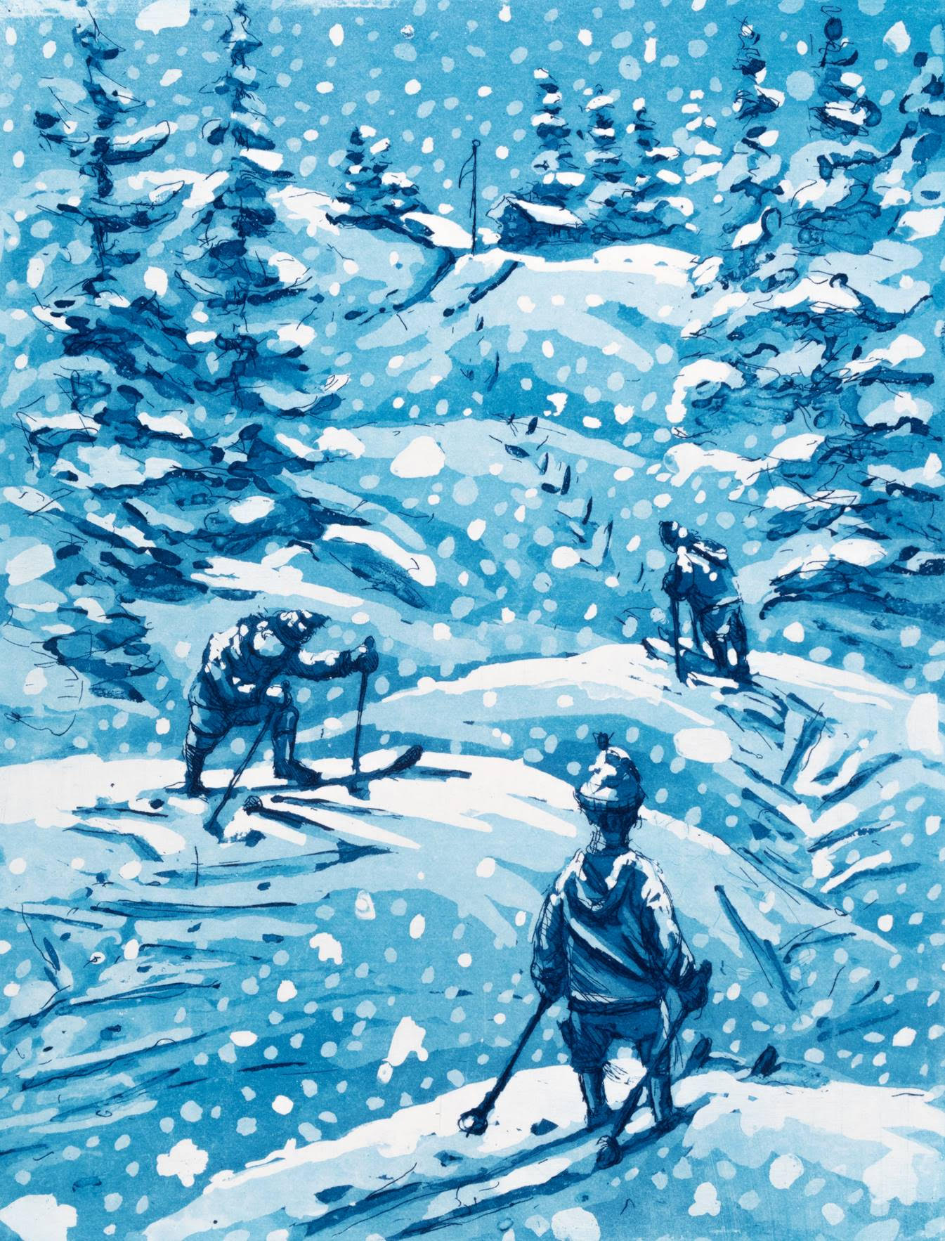 Den siste kneika - Grafikk -  Kristian Finborud 