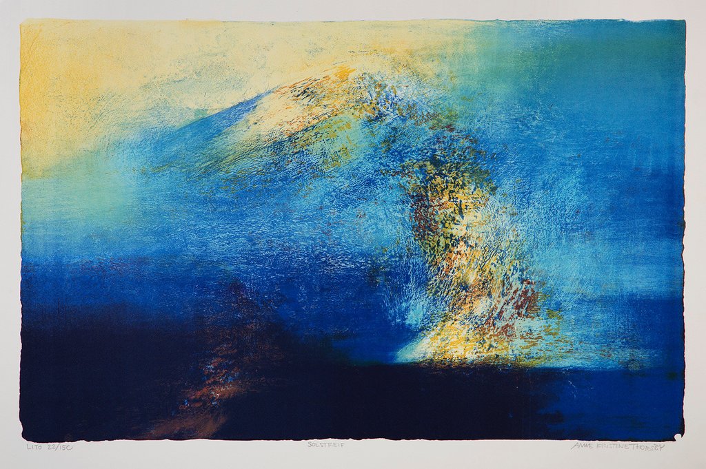 Solstreif - Grafikk - Anne Kristine Thorsby